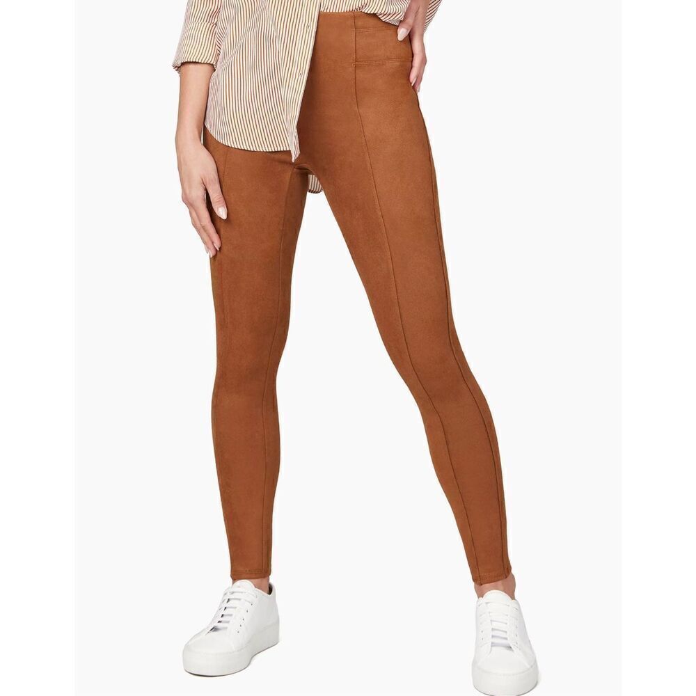 Womens Spanx Faux Suede Leggings